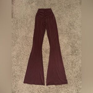 OFFLINE by Aerie Real Me Flare Hi-Rise Leggings XS | Brown